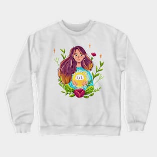 Girl & Creature Crewneck Sweatshirt